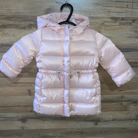 GAP Other - BABY GAP | light pink puffer jacket with hood